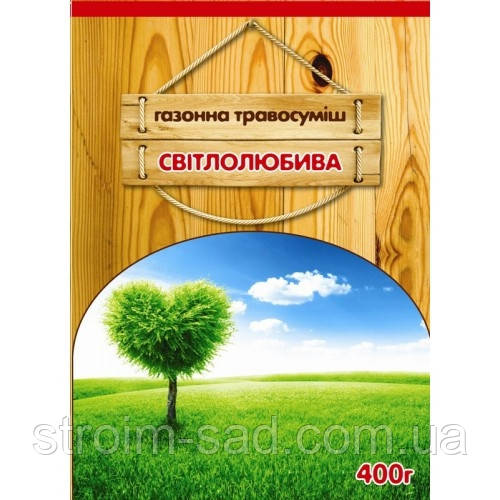 Газонна травоземеться Світлолюбна 400 г