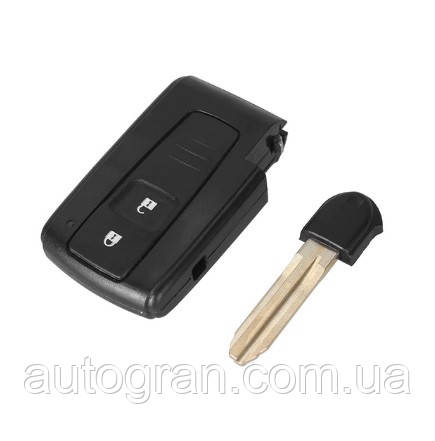 Корпус смарт ключа Toyota Avalon Camry Land Cruiser Highlander 2 кнопки, фото 1