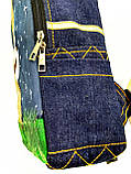 Джинсовий рюкзак Їжачок у тумані, фото 2