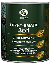 Грунт-емаль 3 в 1 "СПЕКТР" зелена RAL 6029 0,8 кг