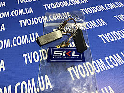 Щітки вугільні для пральної машини Bosch, Siemens (5 мм*12.5 мм*36 мм) 154740 з пружиною SKL