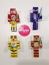 Набір фігурок 5 ночей із Фредді майнкрафт ФНаФ, фото 5