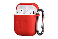 Чехол 2Е для Apple AirPods Pure Color Silicone Imprint 1.5mm Rose Red (2E-AIR-PODS-IBSI-1.5-RRD) EAN/UPC: