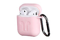 Чехол 2Е для Apple AirPods Pure Color Silicone Imprint 3.0mm Light Pink (2E-AIR-PODS-IBPCSI-3-LPK) EAN/UPC: