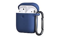 Чехол 2Е для Apple AirPods Pure Color Silicone 3.0mm Navy (2E-AIR-PODS-IBPCS-3-NV) EAN/UPC: 681920373230