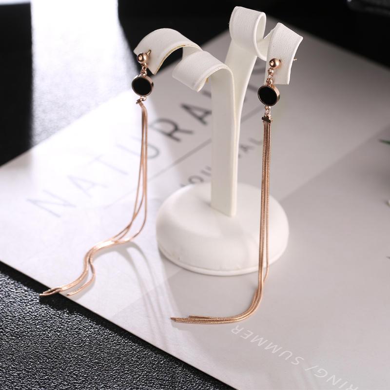 Сережки-підвіски "Таємниця ночі", фото 1