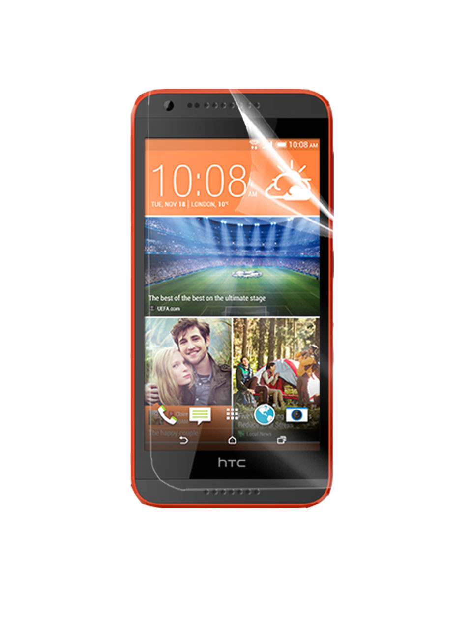 Глянсова захисна плівка для HTC Desire 620G Dual Sim