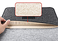 Чохол-конверт з фетру для Macbook 12/ Air11.6" - чорно-сірий, фото 7