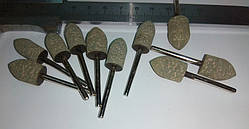 Вулканітовий круг 12 мм конусний на хвостовику 3 мм