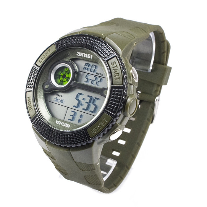 Годинник спортивні водонепроникні Skmei 1027 Green