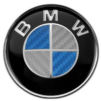 Эмблема на руль BMW 45 мм 3D Логотип 45mm БМВ наклейка в руль НОВОЕ