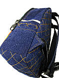 Джинсовий рюкзак ТРИЗУБ, фото 5