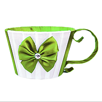 Чашка з атласу, хакі (8.5х12 см)