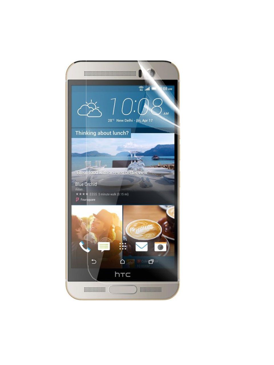 Глянцевая защитная пленка для HTC One M9 Plus - фото 1 - id-p200728712