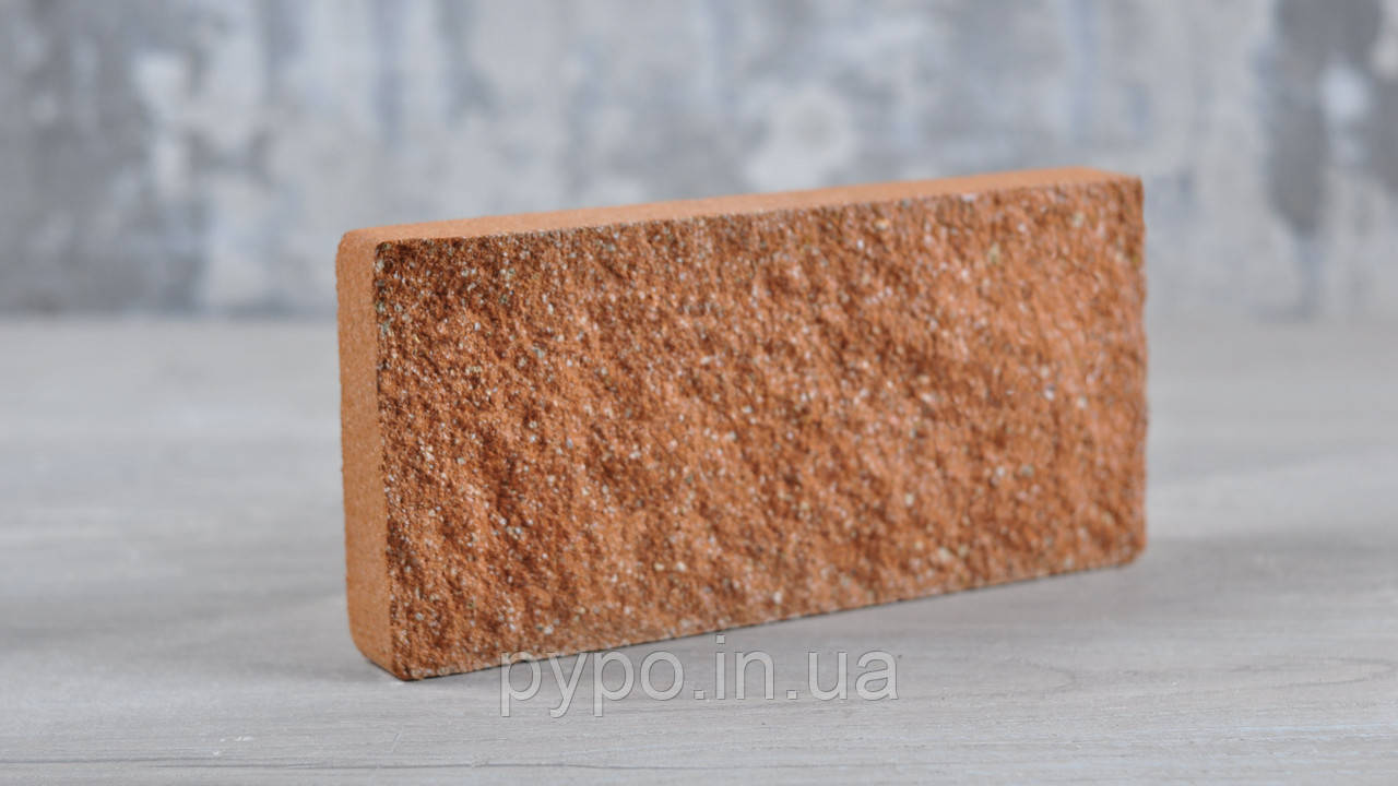 Плитка цокольна мармур Персик "Slim Stone"., фото 1
