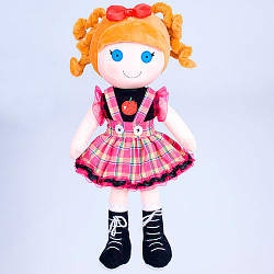 М'яка плюшева Лялька в сарафані 45 см Копиця 00416-5