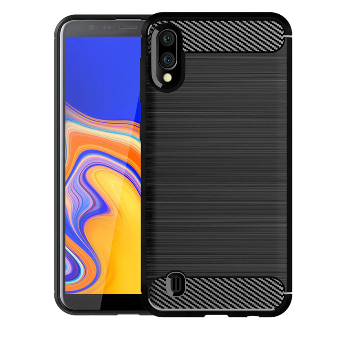 Протиударний TPU чохол Rugged Carbon для Samsung Galaxy A10 (sm-a105) (чорний)