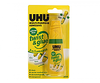 Клей универсальный без растворителя UHU twist & glue 35мл. UHU 40225