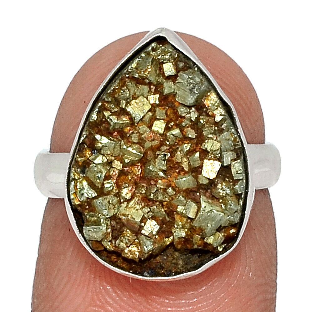 Срібне кільце з піритом у слюді, 1313КП