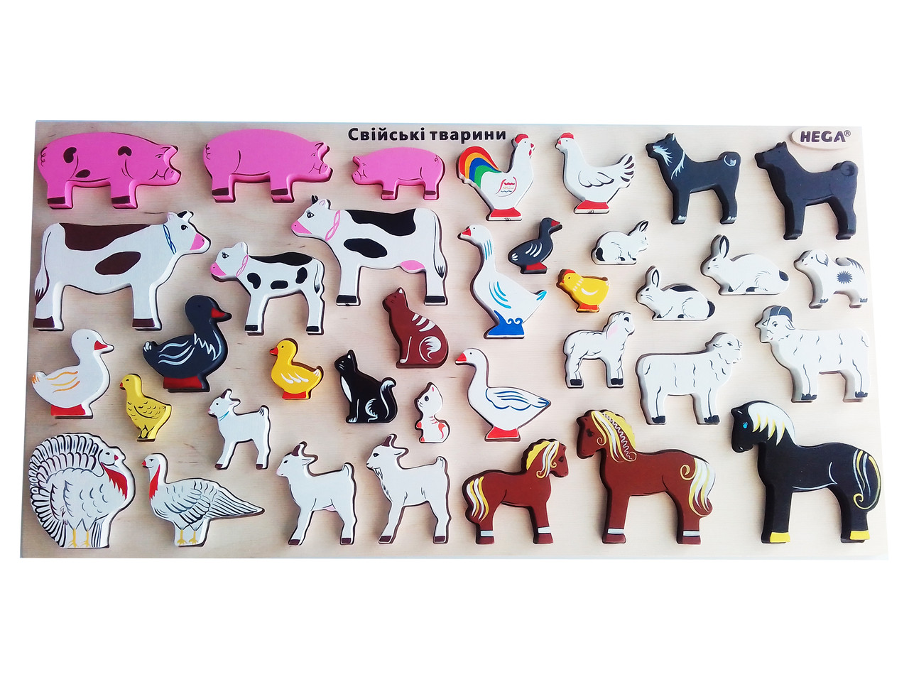 Модель предметiв навколишнього свiту "Свiйськi тварини", фото 1