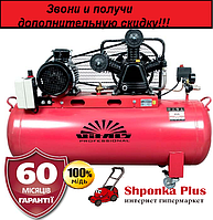 Компрессор ремень 3 цилиндра, 380 В, 150 л, 3 кВт, 12 бар, Vitals Professional GK 150j 653-12a3