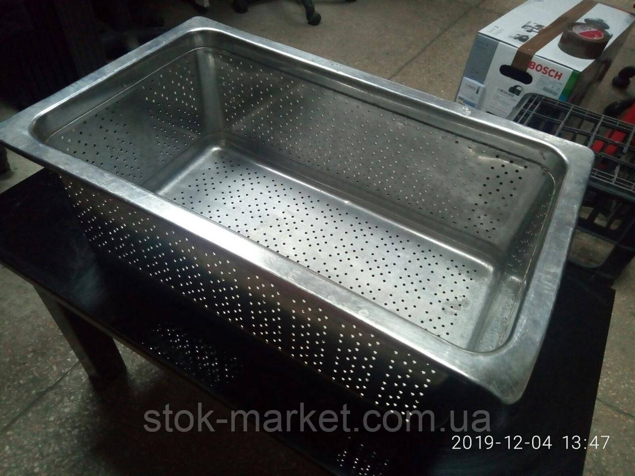 Гастроємність перфорована 30 л.бу. неіржавка гастроємність б.у., фото 1