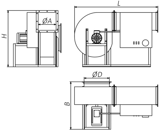 Габаритный чертеж