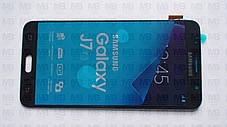 Дисплей із сенсором Samsung J710 Galaxy J7 Black оригінал, GH97-18855B, фото 2