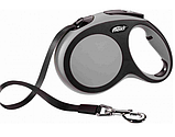 Повідець-рулетка Flexi NEW COMFORT (Флексі Нью Комфорт) Tape M стрічка 5 м для собак до 25 кг (колір в, фото 2