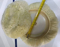 Полировальная насадка овчина под адаптер 125 с липучкой