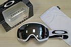 Гірськолижна маска Oakley Canopy Matte White Лінза Prizm Black Iridium S3, фото 3