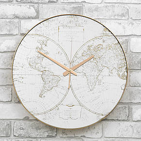 Настінний годинник із дзеркалом 45 см Golden Atlas, фото 5