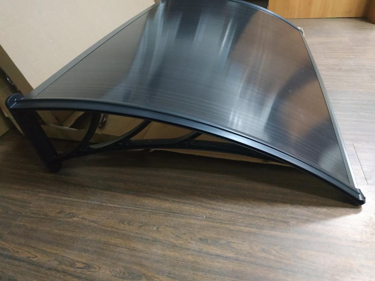 Дашок з поликорбаната. Козирок з сотового полікарбонату 150х100см. Доставка., фото 1