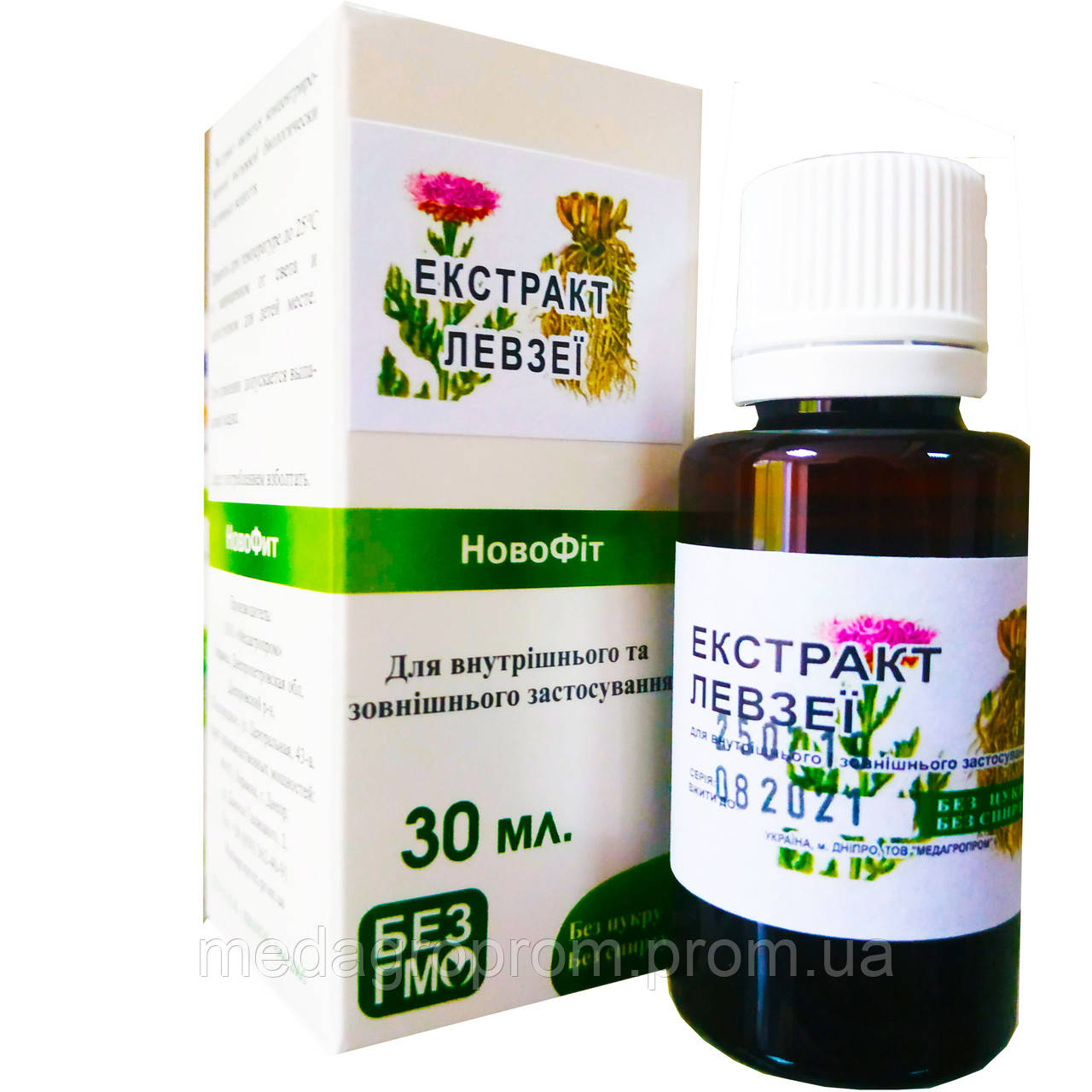 Экстракт Левзеи, 30 мл:цена 65 грн. тел. 0500111748
