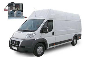 Електропривід зсувних дверей для мікроавтобусів двомоторний для Fiat Ducato