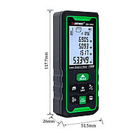 Лазерний далекомір SNDWAY SW-100G оригінал в коробці, лазерна рулетка, зелений лазер, вимірювач відстані