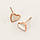 Сережки гвоздики ХР Gold filled 18k, фото 7