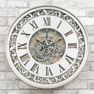 Настінний годинник із дзеркалом 60x10 см Retro Mirror, фото 3
