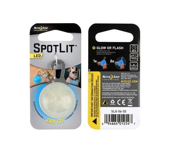 Карабін світлодіодний Nite Ize SpotLit Eco Packaging синій NI656 (4823082711031)