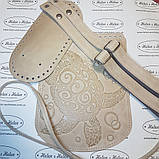 Лямки для рюкзака. Колір Слонова кістка, фото 3