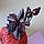 Чорна орхідея, шпилька для волосся, фото 3