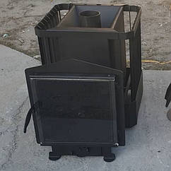 Піч для сауни Ребро 20м3 без виносу зі склом 305*305