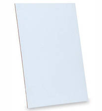 Картон грунтований 10х10 см 5 штук акриловий грунт гладка фактура Rosa Studio, 1801010