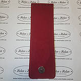 Вузький клапан для в'язаного сумки . Колір "Червоний", фото 2