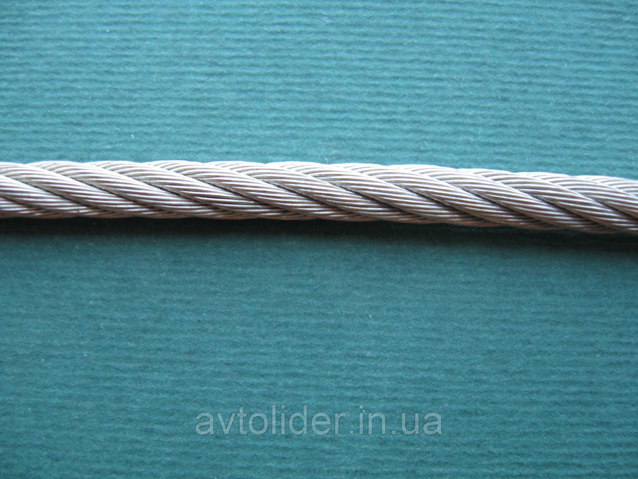Трос плетіння 7х19, DIN 3060, нержавіюча сталь А4 (AISI 316)