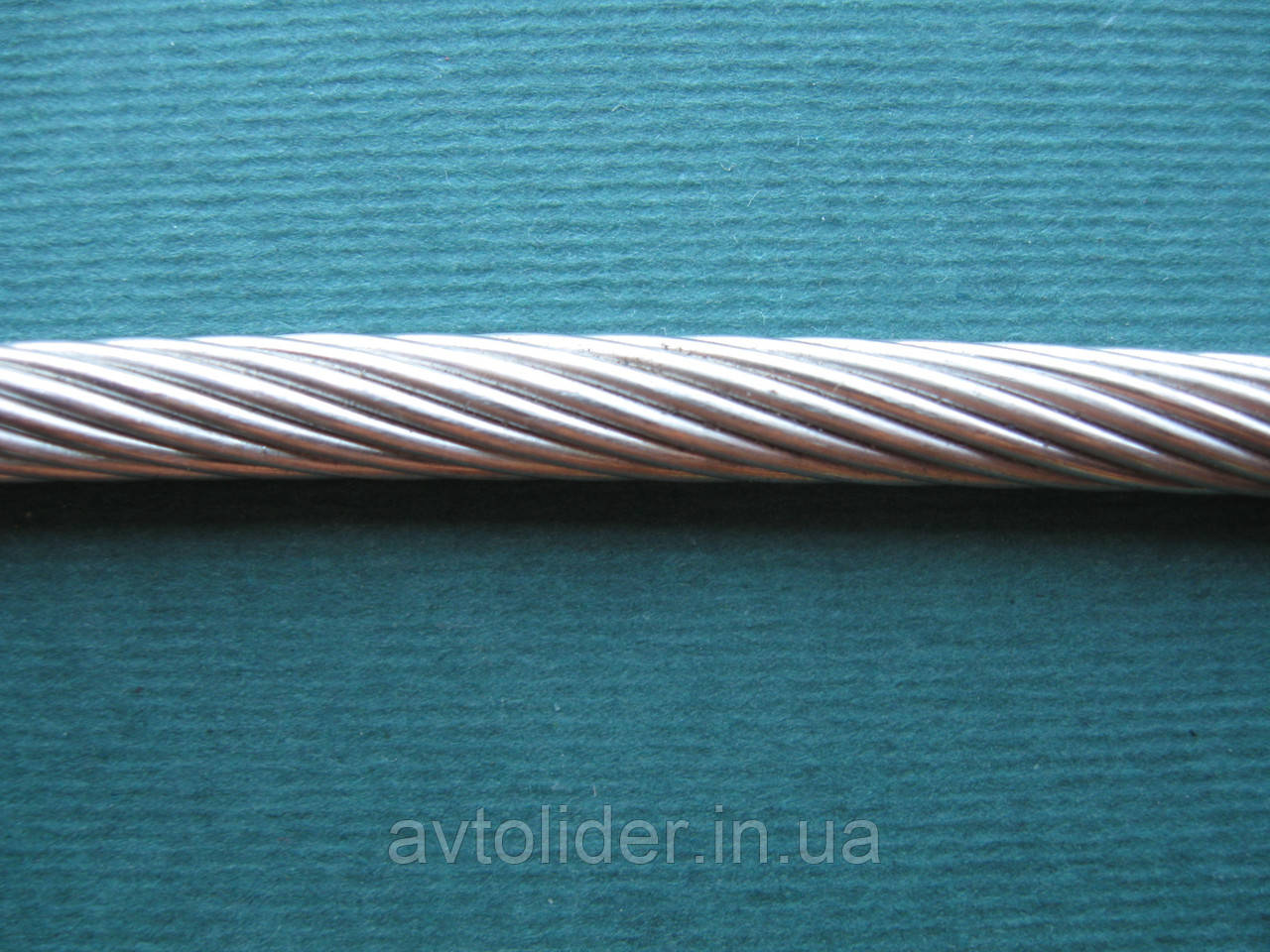 Трос плетіння 1х19, DIN 3053, нержавіюча сталь А4 (AISI 316)
