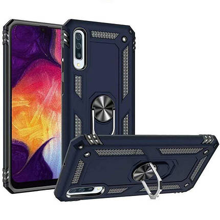 Ударостійкий чохол Serge Ring магнітний тримач для Samsung Galaxy A50 (A505F) / A50s / A30s, фото 1