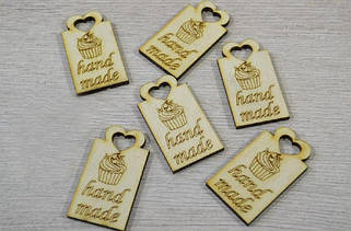 Дерев'яні бирки для декору