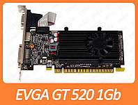 Видеокарта EVGA Geforce GT 520 1Gb PCI-Ex DDR3 64bit (DVI + HDMI + VGA)