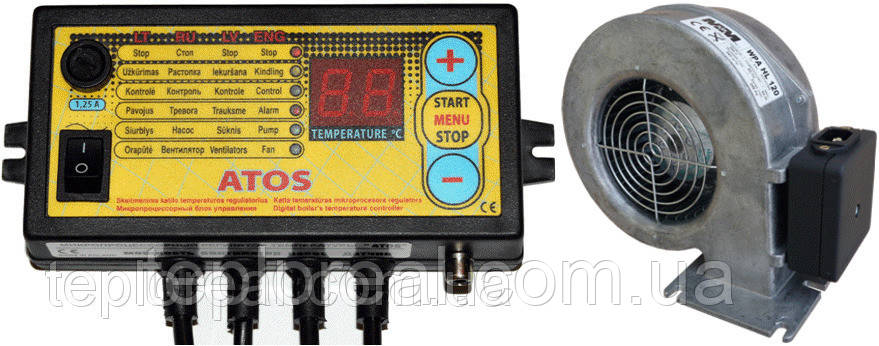 Комплект автоматики для твердопаливного котла АТОЅ + WPA-06 (Польща)